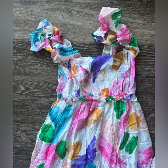 Blu Pepper Multicolor Ruffle Dress - Picture 3 of 3